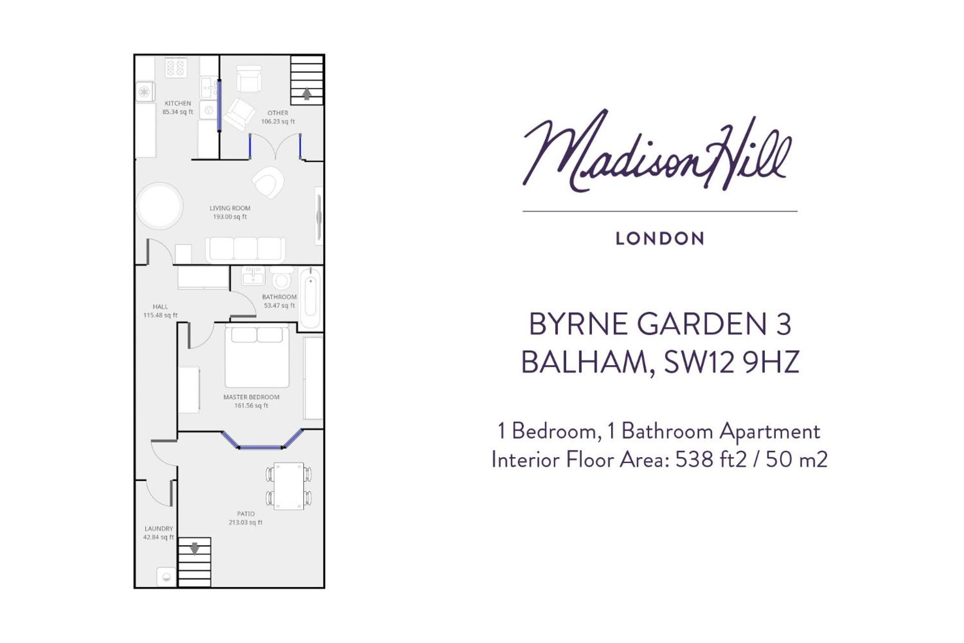 Madison Hill - Byrne Garden 3 - One Bedroom Home London Kültér fotó